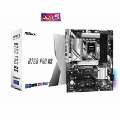 ASRock MB Sc LGA1700 B760 PRO RS, Intel B760, 4xDDR5, 1xD...