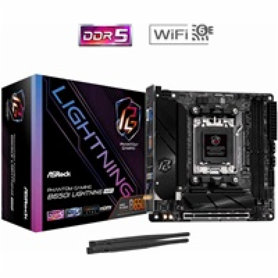 ASRock MB Sc AM5 B650I LIGHTNING WIFI, AMD B650, 2xDDR5, ...