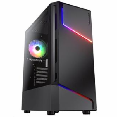 COUGAR PC skříň MX360 Mid Tower Tempered glass cover 120m...