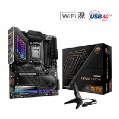 MB Asrock X870E TAICHI /AM5/4xDDR5/M.2/W7+BT5.4/HDMI/USB4...