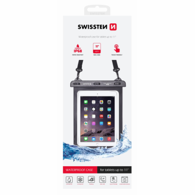 Swissten vodotěsné pouzdro pro tablet 11" černé