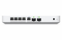 Ubiquiti UniFi Gateway Fiber - Router, IDS/IPS propustnost 5Gbps, 4x 2.5GbE, 1x 10GbE, 2x SFP+, 1x PoE+ (30W)