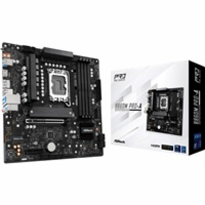 ASRock MB Sc LGA1851 B860M Pro-A, Intel B860, 4xDDR5, 1xD...