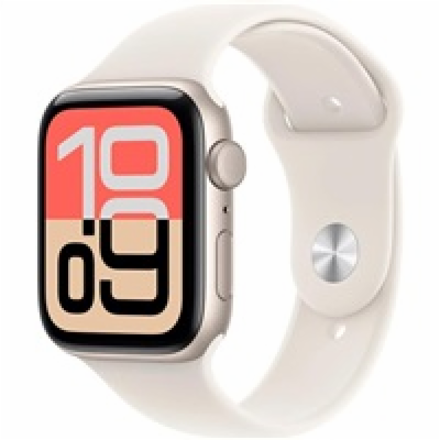 Apple Watch SE 3 GPS 40mm Starlight Aluminium Case with S...