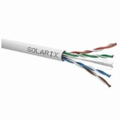 BAZAR - Instalační kabel Solarix UTP, Cat6, drát, PVC, bo...