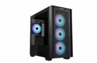 BAZAR - ASUS case A21 PLUS, Mini Tower, průhledná bočnice, 4x 120mm ARGB Fan, černá - Po opravě (Komplet)