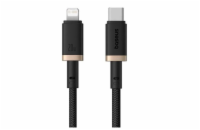 Baseus Rychlonabíjecí kabel Dura USB/Lightning 1m 20W černo zlatý