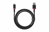 Baseus Rychlonabíjecí kabel Dura USB/Lightning 1m 2.4A červeno černý