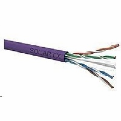 BAZAR - Instalační kabel Solarix UTP, Cat6, drát, LSOH, b...