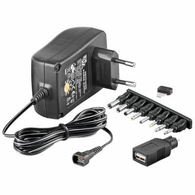 Goobay Univerzální napájecí adaptér 230V/3-12V stejnosměr...