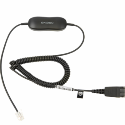 Jabra Smart Cord, QD-RJ9/10, 0,7-2m, coiled, 88011-99 Jab...