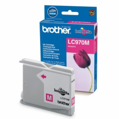 BROTHER inkoustová náplň LC-970M/ Purpurová