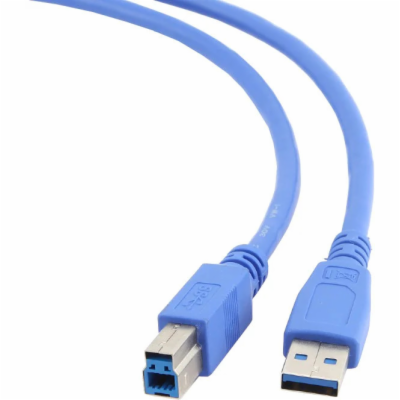 Propojovací kabel USB 3.0 do USB 3.0 A, 1,8m, modrá Propo...