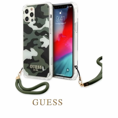 Guess iPhone 12/12 Pro Guess prémiový ochranný kryt telef...