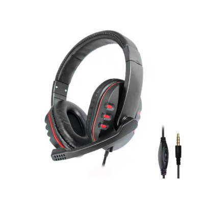 DeTech Drátový headset P30 s mikrofonem - černý Pohodlná ...