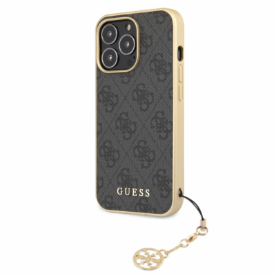 Guess 4G Charms Zadní Kryt pro iPhone 13 Pro Max Grey Gue...