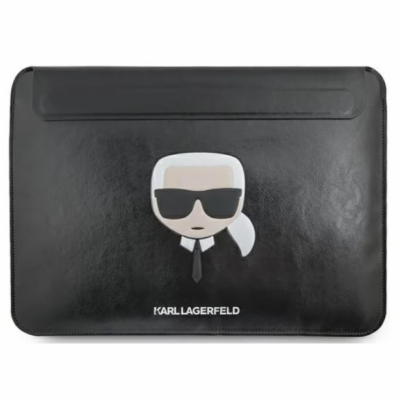 Karl Lagerfeld Head Embossed Computer pouzdro 16" Black N...