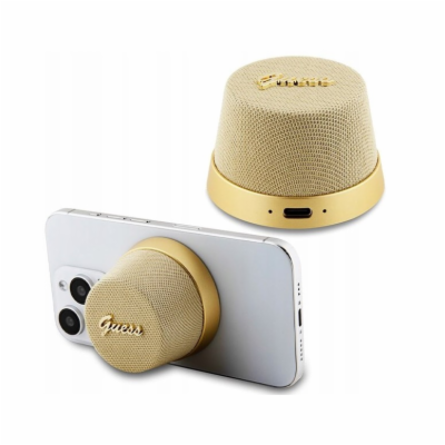 Guess Bluetooth Speaker Stand Gold Magnetic Script Metal ...