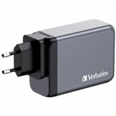 VERBATIM GaN Nabíječka do sítě GNC-200, 200W, 3x USB-C, 1...