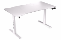 Endorfy herní stůl Atlas L electric OWH / 150cm x 78cm / nosnost 80 kg / elektricky výškově stavitelný (73-120cm) / bílý