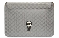 Karl Lagerfeld Saffiano Monogram Ikonik Computer Sleeve 14" Silver Stylové pouzdro určené pro notebook/tablet. Precizní provedení a stylový vzhled jsou přednostmi výrobků Karl Lagerfeld. Značkové pou