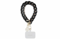 Guess Wrist Chain 4G Charm Strap Acrylic Black Extrémně stylové a funkční, poutko, které je skvělým doplňkem pro váš telefon.