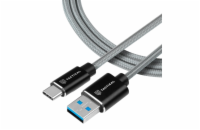 Tactical Fast Rope Aramid Cable USB-A/USB-C 0.3m Grey Certifikovaný pomocník pro rychlé a bezproblémové nabíjení