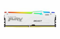 KINGSTON DIMM DDR5 32GB (Kit of 2) 6400MT/s CL32 Non-ECC FURY Beast RGB XMP, Bílá