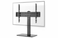 NEDIS stolní TV stojan/ 37 - 70 "/ nosnost 40 kg/ nastavitelné výšky/ fixní/ ocel/tvrzené sklo/ černý