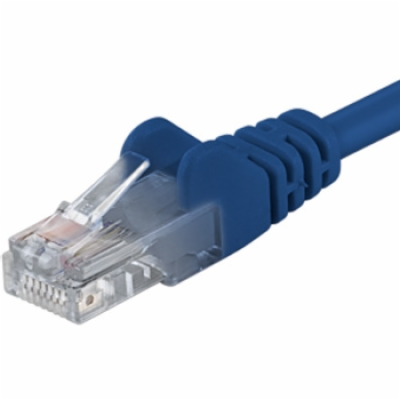 PREMIUMCORD Patch kabel UTP RJ45-RJ45 CAT5e 2m modrá