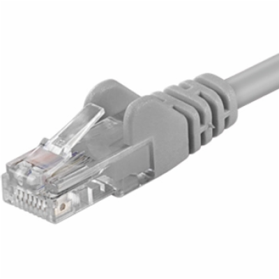 PREMIUMCORD Patch kabel UTP RJ45-RJ45 CAT5e 1.5m šedá