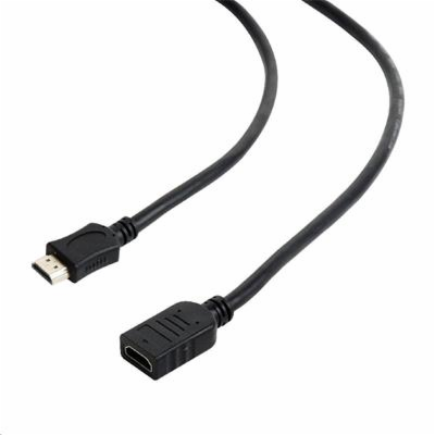 GEMBIRD Kabel HDMI-HDMI 3m, 1.4, M/F stíněný, zlacené kon...