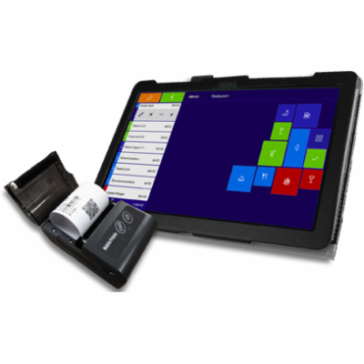 Tablet s windows 10 a paragonová BT tiskárna+ pokladní SW