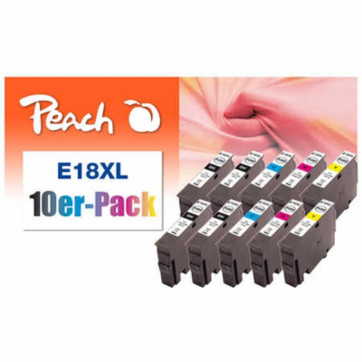 PEACH kompatibilní cartridge Epson No.18XL, Combi pack (1...