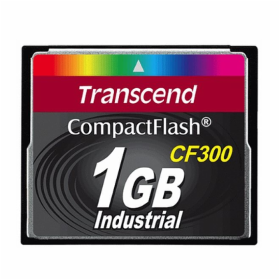 Transcend 1GB INDUSTRIAL CF300 CF CARD, high speed 300X p...