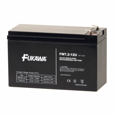 FUKAWA FW 7,2-12 F2U 12V 7,2Ah FUKAWA olověná baterie FW ...