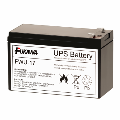 FUKAWA olověná baterie FWU17 do UPS APC/ náhradní baterie...