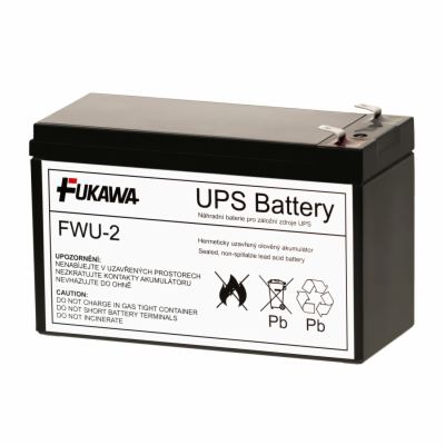 FUKAWA FWU-2 12V 7,2Ah FUKAWA olověná baterie FWU2 do UPS...