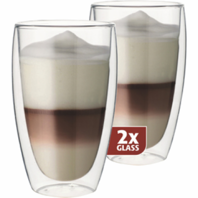 Maxxo Termo sklenice Cafe Latte 380 ml, 2 ks