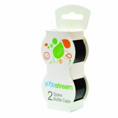 SodaStream Víčka na plastové lahve 2 ks, černá