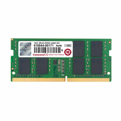Transcend paměť 16GB SODIMM DDR4 2400 2Rx8 CL17