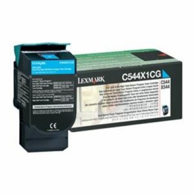 Lexmark C544, X544 4K Cyan Extra High Yield RP Toner Cart...