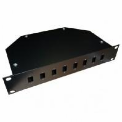 TRITON 10" optická vana pro 8 spojek simplex SC 1U černá