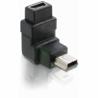 DeLock Adaptér USB mini B 5-pin 90° samec na USB mini B s...