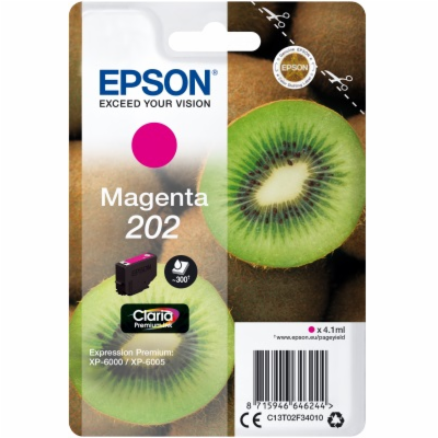 EPSON ink bar Singlepack "Kiwi" Magenta 202 Claria Premiu...