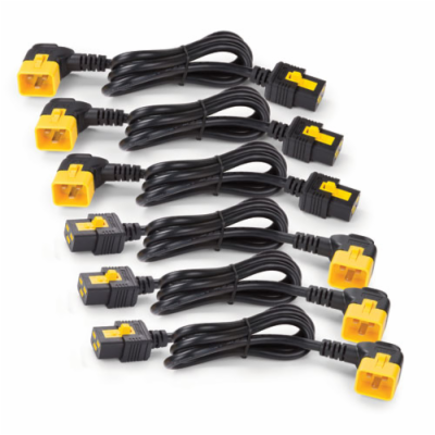 APC Power Cord Kit (6 ea), Locking, C19 to C20 (90 Degree...