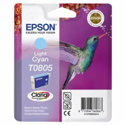 EPSON cartridge T0805 light cyan (kolibřík)