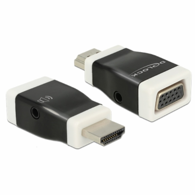 Delock adaptér HDMI-A samec > VGA samice s audio