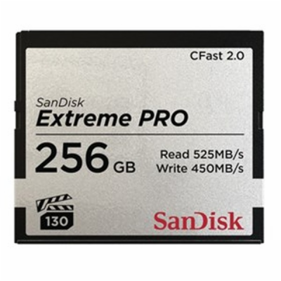 SanDisk CFAST 2.0 256GB Extreme Pro (525 MB/s VPG130)