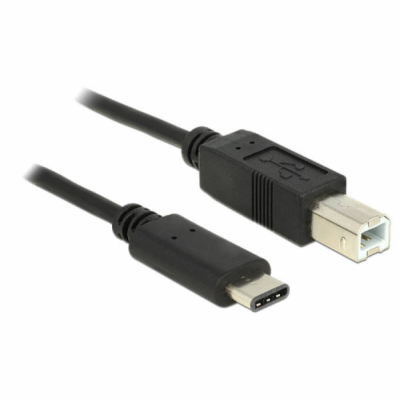 Delock Kabel USB Type-C™ 2.0 samec > USB 2.0 Typ-B samec ...